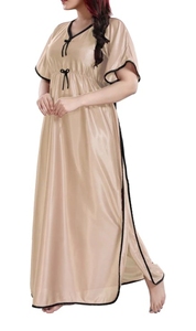 <b>Kaftan</b> Handmade Moroccan <b>kaftan</b> Dress Batwing Wide Sleeve V Neck Polyester Regular Fit Casual Evening Party Flared Sleep Wear - Product Image 3
