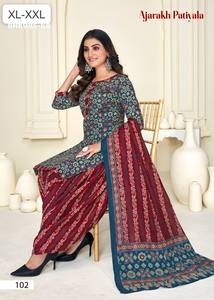 Colección de Salwar-Suit y Dupatta de Algodón con Estampado Ajrakh de la Mejor Calidad, Nueva Llegada, Proveedor y Exportador Mundial - Product Image 4