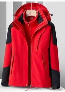 เสื้อแจ็คเก็ตบุขนแกะมีฮู้ดสำหรับผู้ชาย ฤดูหนาว กันน้ำ น้ำหนักเบา คุณภาพพรีเมียม ระบายอากาศได้ดี สีพื้น ทรงหลวม ขายดี - Product Image 4