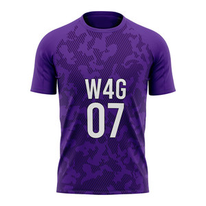Camisetas de Fútbol Personalizadas para Hombre, 100% Poliéster, Cuello Redondo, Impresión por Sublimación, Antibacterianas, Transpirables, de Secado Rápido - Product Image 2