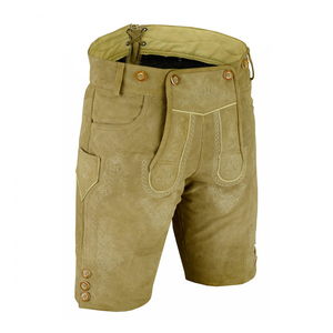 Pantalones Cortos de Lederhosen para el Oktoberfest, Último Modelo, Bordados, Estilo Tradicional Alemán, Casuales, Impermeables y Transpirables, Venta al Por Mayor - Product Image 1