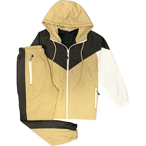 OEM Men Waterproof Tracksuit Windbreaker <b>Jacket</b> Pants Streetwear Tech wear Custom Logo - Product Image 3