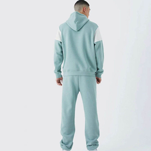 ชุดวอร์มแบบยูนิเซ็กซ์ ผ้าเนื้อเดียวไร้รอยต่อ ระบายอากาศได้ดี ยืดได้สี่ทิศทาง ออกแบบได้ตามต้องการ สำหรับฤดูใบไม้ร่วงและฤดูหนาว ชุดเซ็ต 2 ชิ้น เสื้อแขนยาวคอกลม กางเกงจ็อกกิ้ง - Product Image 6