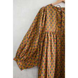 Vestido Maxi de Verano de Algodón con Estampado Floral Hecho a Mano para Mujer, Estilo Casual, Cintura Natural, Lavable, Boutique Resort - Product Image 2