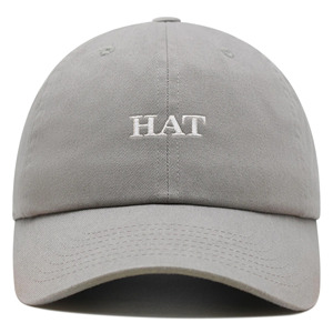 Casquette de baseball à 5 panneaux avec logo personnalisé gris, en sergé de polyester, unisexe, réglable, boucle en métal, décontractée, pour adultes, toutes saisons - Product Image 1