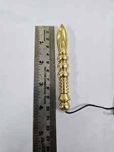 Pendule en métal doré double ISIS Karnak fait main pour la radiesthésie - Pendule métaphysique New Age en métal à prix raisonnable - Product Image 2