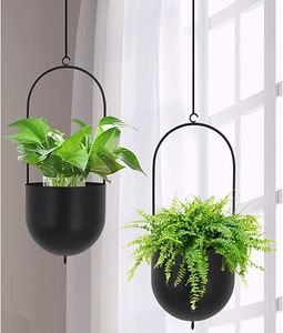 Wall Planters Round Metal Powder Coated Hanging <b>Bracket</b> <b>for</b> Garden Outdoor Use - Product Image 1