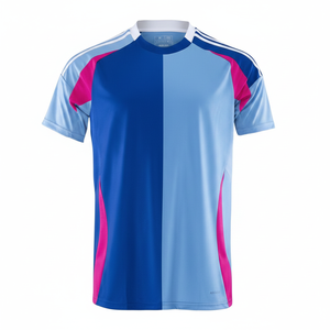 Ensembles de maillots de football personnalisables avec shorts, séchage rapide, 100 % polyester, impression par transfert thermique, services OEM, tailles personnalisées pour équipes, grandes tailles - Product Image 5