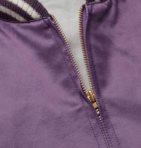 Chaquetas y Abrigos de Béisbol Sukajan de Satén Brillante con Logotipo Personalizado para Hombre, Chaqueta de Algodón, Chaqueta Varsity Letterman, Chaqueta Bomber para Hombre - Product Image 6
