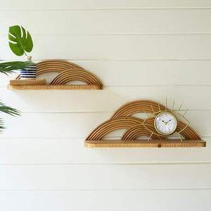 Airplane Design Rattan wall-mounted <b>shelf</b> for kids Woven Floating Storage Rack Boho Nursery Wall Decor Storage Display <b>Shelf</b> <b>Box</b> - Product Image 2
