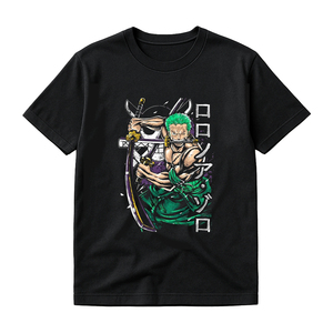 เสื้อยืดคอกลมแขนสั้นสีดำสำหรับผู้ชาย ทรงเข้ารูป ผ้าถักเนื้อนุ่ม ระบายอากาศได้ดี สไตล์สปอร์ต - Product Image 1