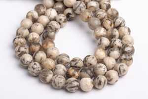 Cuentas sueltas redondas de feldespato marrón vainilla natural de grado gemológico para la fabricación de joyas, pulseras, collares y manualidades DIY. - Product Image 5