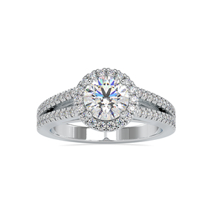 Trending Product 1.15 Carat Lab-Grown Round Cut Diamond <b>Ring</b> Engagement Wedding <b>Ring</b> Jewelry 14k Yellow Gold eternity vermeil - Product Image 3