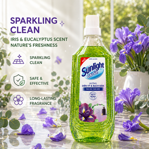 Nettoyant pour sols Sunlight Iris & Eucalyptus 1 kg x 12 bouteilles - Product Image 3