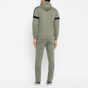 Conjunto Deportivo Casual de Invierno 2026 para Hombre, Corte Regular, Tejido de Felpa Sublimado, Transpirable, con Capucha, Personalizable, 2 en 1, Color Sólido - Product Image 3