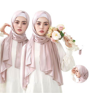 Custom Plain Hijab for Women Premium Soft Islamic Headscarf Wholesale Manufacturer Supply Women Autumn Recyclable - Product Image 1