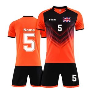 Maillot de football pour homme de haute qualité, 100% polyester, respirant, léger, manches courtes, uniforme d'entraînement, noms d'équipe personnalisables - Product Image 6