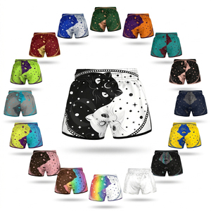 Shorts de combat Muay Thai personnalisés imprimés pour toutes les saisons, vente en gros, entraînement d'arts martiaux, taille haute, broderie - Product Image 1