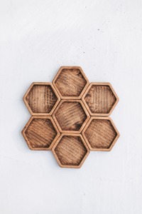 Handicrafts wooden Coaster for serving tea and protect the surface also home decor products likly use in kitchen - Product Image 5