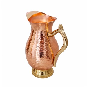 <b>copper</b> serving set <b>copper</b> kitchen set <b>copper</b> decorative jug <b>copper</b> gift item <b>copper</b> wedding gifthammered <b>copper</b> <b>table</b> accessory - Product Image 5