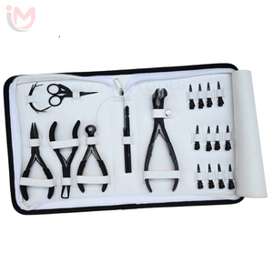 Kit d'outils professionnels pour extensions de cheveux, pinces à micro-perles, aiguilles à boucle, accessoires pour extensions de cheveux OEM - Product Image 5