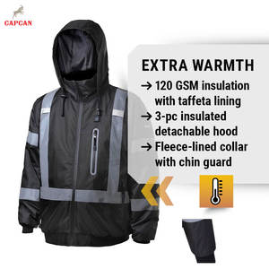 Ropa de Trabajo Moderna de Alta Visibilidad, Tejido Resistente de Poliéster de Calidad, Certificación CE, Ignífuga, Transpirable y Ligera - Product Image 3