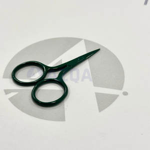 Tijeras de Bordado Mini de Acero Inoxidable con Recubrimiento de Color Verde Bosque Oscuro Industrial, Cortahilos Afilados, Profesionales para Costura y Manualidades - Product Image 2