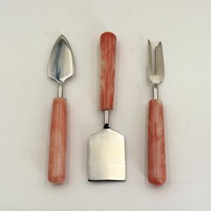 Stainless Steel Silver Polished With Handmade Resin Handle Cheese <b>Tools</b> set Decorative Cheese Set for Tabletop Home and <b>Kitchen</b> - Product Image 3