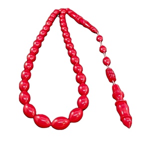 Tasbih en résine de luxe, nouveau design, 33 perles avec pompon, chapelet de prière islamique pour les cadeaux du Ramadan en provenance d'Inde - Product Image 2