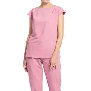 Uniforme Médico de Satén de Algodón para Enfermería, Unisex, Uniforme de Hospital - Product Image 3
