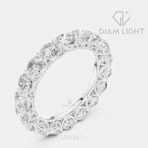 3.78CT Round Cut Fine Jewelry IGI Certified 14K White Gold Wedding <b>Ring</b> Lab Grown Diamond Engagement Wedding Anniversary Gift - Product Image 2