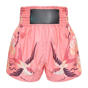 Pantalones Cortos Ligeros de Artes Marciales para Competición, Pantalones Cortos de Entrenamiento de Muay Thai de Cintura Alta - Product Image 6