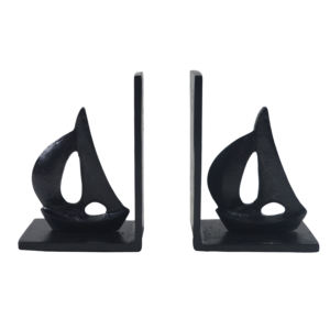 Sujetalibros Negros Mate, Sujetalibros de Metal Hueco, Diseño Personalizado Moderno, Soporte Decorativo para Libros, para Estantes - Product Image 6