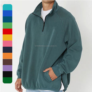 Custom Bulk Cotton French Terry <b>Zip</b> up <b>Hoodie</b> Puff Print Sport Warm Embroidery <b>Black</b> Heavyweight Men's <b>Zip</b> Blank Sweatshirt - Product Image 3