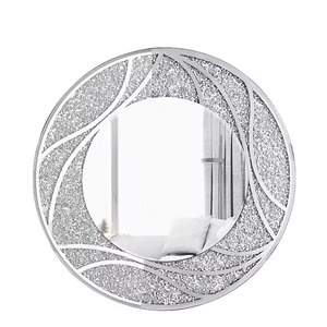 REHMAN CRAFT Miroir décoratif mural de salle de bain en verre artisanal de style européen moderne et luxueux, personnalisable, épaisseur 5 mm, décoration intérieure - Product Image 2