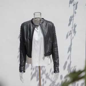 Furat <b>Leathers</b> Custom <b>Leather</b> <b>Jacket</b> with Stand Collar Windproof & Breathable OEM Service Custom Color <b>Winter</b> Use - Product Image 5