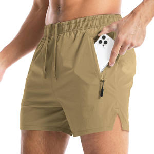 Shorts de plage décontractés pour hommes de haute qualité, imperméables, en spandex/polyester, taille mi-haute, imprimés, style streetwear. - Product Image 1