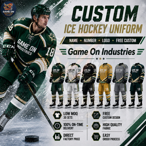 On-Ice Match Performance Hockey Uniform Package Custom Printed Graphics, Crests & Player IDs - Durable Sportswear Manufacturer - Product Image 6