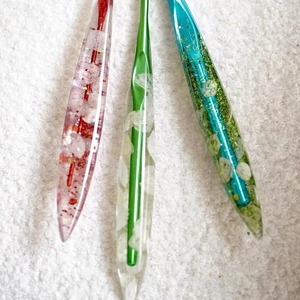 Luxury Handmade Resin <b>Crochet</b> <b>Hook</b> Smooth Knitting Needle for <b>Crochet</b> Yarn Craft Tools - Product Image 6