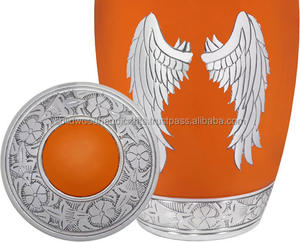 Urnas decorativas de latón para adultos, urnas hechas a mano para entierro de hombres y mujeres. - Product Image 6