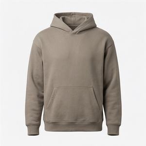 Sudadera con capucha para hombre personalizada, estilo vintage desgastado, lavado ácido, con cremallera, estampado serigrafiado, estilo recortado, personalizable - Product Image 1