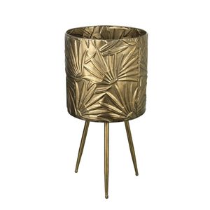 Pot de fleurs décoratif en métal au design moderne pour jardin intérieur, extérieur, balcon, terrasse et décoration élégante de la maison - Product Image 6