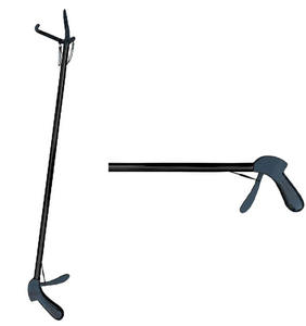 GREEN SWIFT INDUSTRIES Outil de capture de serpents professionnel noir, extra robuste, pliable, en aluminium, écologique, bâton à serpents - Product Image 1