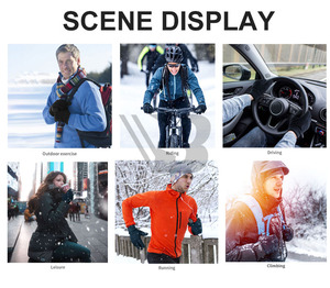 Guantes de Invierno para Niños, de Poliéster/Algodón/Spandex, con Pantalla Táctil, Dedos Completos, para Esquí al Aire Libre y Uso Diario - Product Image 6