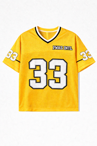 Camiseta Deportiva Moderna Personalizada con Pedrería Rosa Brillante, Camiseta con Cuello en V y Gráficos de Pedrería con Número Personalizado, Camiseta de Fútbol Americano - Product Image 4