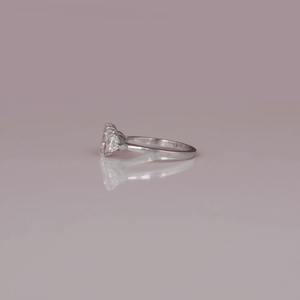 El mejor diseño de moda anillo de compromiso de diamante redondo cultivado en laboratorio en oro rosa de 10/14/18K/oro blanco regalo de joyería fina para mujeres - Product Image 3
