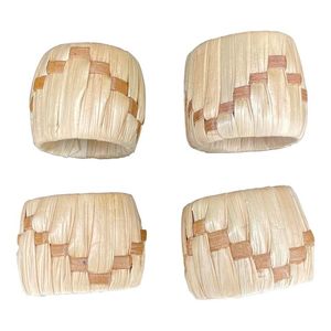 Anillo para Servilletas de Ratán de Diseño Superior, Anillo para Servilletas de Ratán Tejido, Anillo para Servilletas de Yute y Ratán, Decoración de Mesa a Precio de Fábrica al por Mayor - Product Image 6