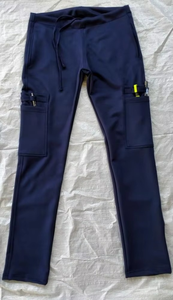 Tenue médicale pour femme, antimicrobienne, recyclée, résistante aux éclaboussures, 5 poches, extensible dans les 4 sens - Product Image 4