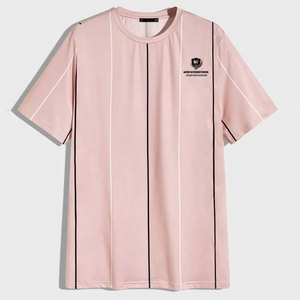 เสื้อยืดผู้ชายผ้าฝ้าย 100% สวมใส่สบาย พิมพ์โลโก้ตามสั่ง ดีไซน์โดดเด่น ทรงปกติ แห้งเร็ว ระบายอากาศได้ดี - Product Image 1
