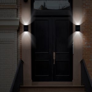 2 luci solari bianche per esterni, impermeabili, con 2 LED e sensore, per recinzioni, scale, patio, giardino, illuminazione esterna, lampade da parete. - Product Image 5